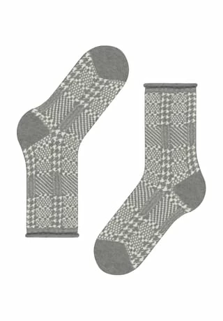Woodland Socken, Hahnentritt, für Damen ESPRIT Woodland Socken, Hahnentritt, Für Damen 3400 LIGHT GREY -Galeria Geschäft unnamed file 101