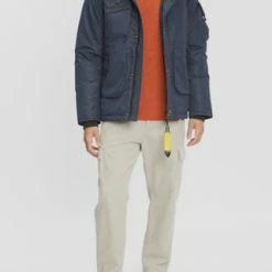 WELLENSTEYN Daunenjacke "Ameriquest", Webpelzkragen, Atmungsaktiv, Wasserdicht, Winddicht, Für Herren MIDNIGHTBLUE -Galeria Geschäft unnamed file 1027