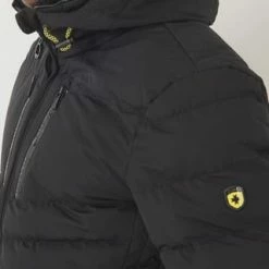 WELLENSTEYN Funktionsjacke "Carmenere", Gesteppt, Stehkragen, Kapuze, Für Herren BLACK -Galeria Geschäft unnamed file 1077