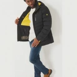 WELLENSTEYN Funktionsjacke "Carmenere", Gesteppt, Stehkragen, Kapuze, Für Herren BLACK -Galeria Geschäft unnamed file 1078