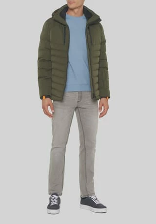 WELLENSTEYN Steppjacke "Carmenere Men", Zweiwegereißverschluss, Atmungsaktiv, Für Herren DARKARMY 6 WELLENSTEYN Steppjacke "Carmenere Men", Zweiwegereißverschluss, Atmungsaktiv, Für Herren DARKARMY – Bild 4