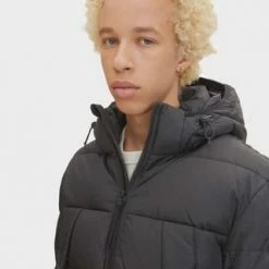 DENIM TOM TAILOR Steppjacke, Kapuze, Stehkragen, Für Herren 29999 BLACK -Galeria Geschäft unnamed file 1173