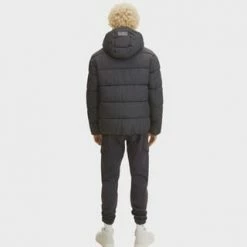 DENIM TOM TAILOR Steppjacke, Kapuze, Stehkragen, Für Herren 29999 BLACK -Galeria Geschäft unnamed file 1176