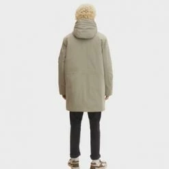 DENIM TOM TAILOR Jacke, Regular-Fit, Kapuze, Für Herren 10415 DUSTY OLIVE -Galeria Geschäft unnamed file 1182