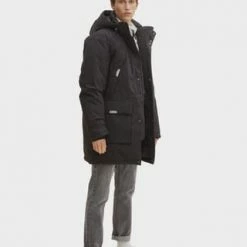 DENIM TOM TAILOR Parka, Kapuze, Stehkragen, Für Herren 29999 BLACK -Galeria Geschäft unnamed file 1191