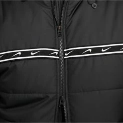 NIKE SPORTSWEAR Steppjacke NSW Repeat Reißverschluss,Reißverschluss-Tasche,Taschen Therma-FIT Herren Black-black-white-white -Galeria Geschäft unnamed file 1261