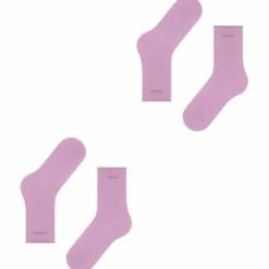 ESPRIT Pure Socken, Basic, 2er-Pack, Für Damen 8621 ORCHID -Galeria Geschäft unnamed file 127