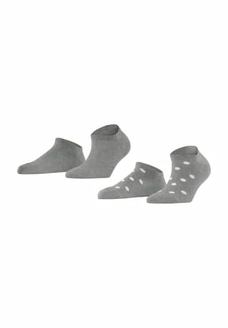 ESPRIT Sneakersocken, 2er-Pack, Mesh-Struktur, Für Damen 3410 SCHIEFER 3 ESPRIT Sneakersocken, 2er-Pack, Mesh-Struktur, Für Damen 3410 SCHIEFER