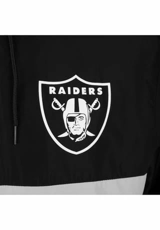 New Era NFL Las Vegas Raiders Windbreaker Herren Schwarz/ Grau 5 New Era NFL Las Vegas Raiders Windbreaker Herren Schwarz/ Grau – Bild 3