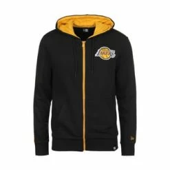 New Era NBA Los Angeles Lakers Sweatjacke Herren Schwarz/ Gelb