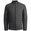 JACK & JONES Herren Jacke JJERECYCLE PUFFER COLLAR - Steppjacke, Kapuze, Einfarbig Grau -Galeria Geschäft unnamed file 1332