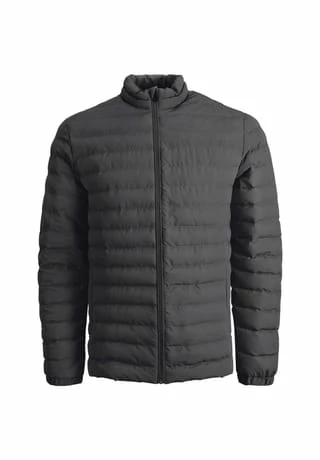 JACK & JONES Herren Jacke JJERECYCLE PUFFER COLLAR - Steppjacke, Kapuze, Einfarbig Grau 3 JACK & JONES Herren Jacke JJERECYCLE PUFFER COLLAR - Steppjacke, Kapuze, Einfarbig Grau