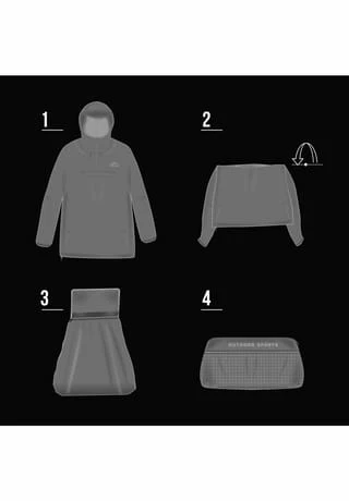 Normani® Herren Windbreaker Aurinko Anthrazit 10 Normani® Herren Windbreaker Aurinko Anthrazit – Bild 8