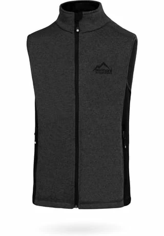 Normani® Herren Strick-Fleeceweste Shamattawa Anthrazit 4 Normani® Herren Strick-Fleeceweste Shamattawa Anthrazit – Bild 2