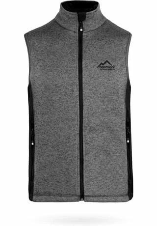 Normani® Herren Strick-Fleeceweste Shamattawa Grau 5 Normani® Herren Strick-Fleeceweste Shamattawa Grau – Bild 3