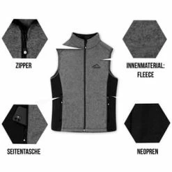 Normani® Herren Strick-Fleeceweste Shamattawa Grau 11 Normani® Herren Strick-Fleeceweste Shamattawa Grau -Galeria Geschäft unnamed file 1573