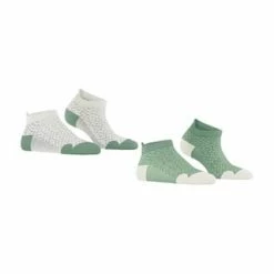 ESPRIT Sneakersocken, 2er-Pack, Verstärkter Zehen- Und Fersenbereich, Für Damen 0040 GRÜN -Galeria Geschäft unnamed file 158
