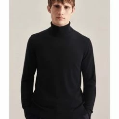 Seidensticker Pullover, Rollkragen, Für Herren 39 39 SCHWARZ
