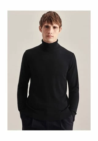 Seidensticker Pullover, Rollkragen, Für Herren 39 39 SCHWARZ 3 Seidensticker Pullover, Rollkragen, Für Herren 39 39 SCHWARZ