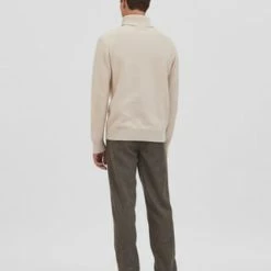 SELECTED Pullover, Rollkragen, Für Herren 184679 OATMEAL -Galeria Geschäft unnamed file 1675