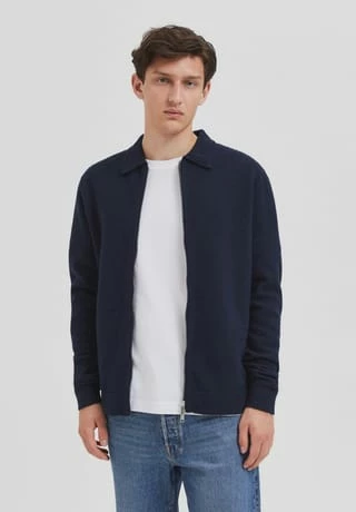 SELECTED Strickjacke, Klappkragen, Für Herren 186839 SKY CAPTAI 4 SELECTED Strickjacke, Klappkragen, Für Herren 186839 SKY CAPTAI – Bild 2