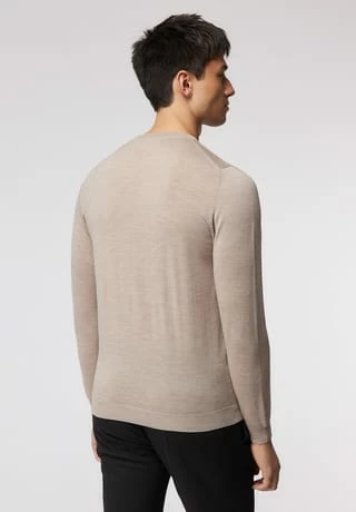 Strickpullover Merinowolle - Easy Care ROY ROBSON Strickpullover Merinowolle - Easy Care Open Brown -Galeria Geschäft unnamed file 1727