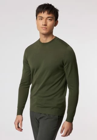 Strickpullover Merinowolle - Easy Care ROY ROBSON Strickpullover Merinowolle - Easy Care Dark Green -Galeria Geschäft unnamed file 1731