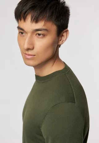 Strickpullover Merinowolle - Easy Care ROY ROBSON Strickpullover Merinowolle - Easy Care Dark Green -Galeria Geschäft unnamed file 1733