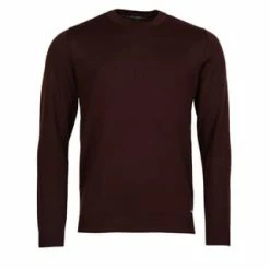 ROY ROBSON Strickpullover Merinowolle - Easy Care Dark Red