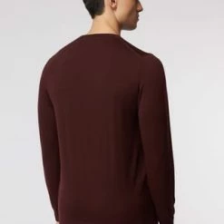 ROY ROBSON Strickpullover Merinowolle - Easy Care Dark Red -Galeria Geschäft unnamed file 1737