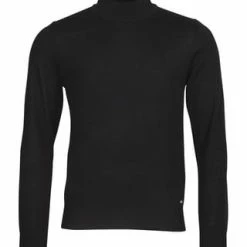 ROY ROBSON Pullover, Stehkragen, Rippbündchen, Für Herren A001 BLACK