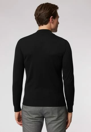 ROY ROBSON Pullover, Stehkragen, Rippbündchen, Für Herren A001 BLACK 5 ROY ROBSON Pullover, Stehkragen, Rippbündchen, Für Herren A001 BLACK – Bild 3