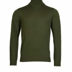 ROY ROBSON Strickrollkragenpull Merinowolle - Easy Care Dark Green