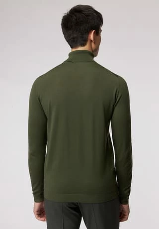 ROY ROBSON Strickrollkragenpull Merinowolle - Easy Care Dark Green 5 ROY ROBSON Strickrollkragenpull Merinowolle - Easy Care Dark Green – Bild 3