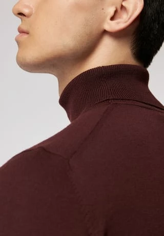 ROY ROBSON Pullover, Rollkragen, Für Herren A601 DARK RED 7 ROY ROBSON Pullover, Rollkragen, Für Herren A601 DARK RED – Bild 5