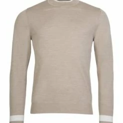 ROY ROBSON Pullover, Rundhals, Für Herren A240 OPEN BROWN