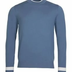 ROY ROBSON Pullover, Rundhals, Für Herren A425 MEDIUM BLUE