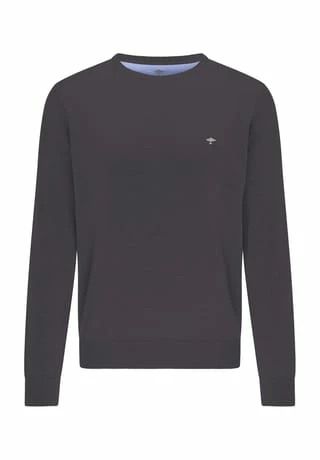 Fynch-Hatton® Pullover, Uni, Für Herren Dunkelgrau 3 Fynch-Hatton® Pullover, Uni, Für Herren Dunkelgrau