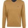 Fynch-Hatton® Pullover, V-Ausschnitt, Für Herren Gelb