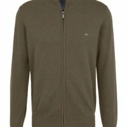Fynch-Hatton® Strickjacke, Regular-Fit, Stehkragen, Für Herren 704 MEADOW