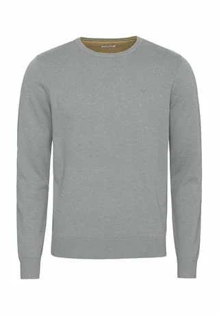 TOM TAILOR Strickpullover, Basic, Rippbündchen, Für Herren Grau 3 TOM TAILOR Strickpullover, Basic, Rippbündchen, Für Herren Grau