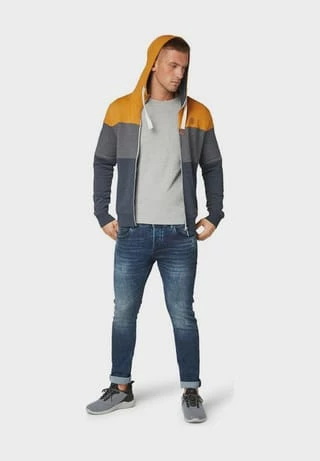 TOM TAILOR Strickpullover, Basic, Rippbündchen, Für Herren Grau 6 TOM TAILOR Strickpullover, Basic, Rippbündchen, Für Herren Grau – Bild 4