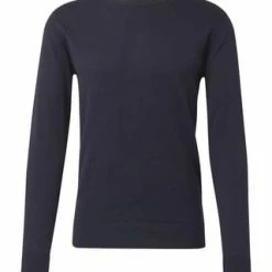 TOM TAILOR Strickpullover, Rippbündchen, Für Herren Navy