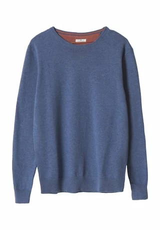 TOM TAILOR Strickpullover, Basic, Rippbündchen, Für Herren Stahlblau 9 TOM TAILOR Strickpullover, Basic, Rippbündchen, Für Herren Stahlblau – Bild 7