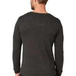 TOM TAILOR Strickpullover, Rippbündchen, Für Herren Anthrazit -Galeria Geschäft unnamed file 1830