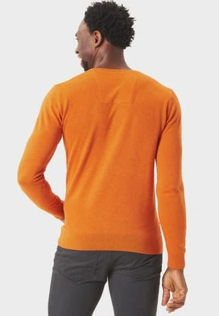 TOM TAILOR Pullover, V-Ausschnitt, Für Herren 18647 AUTUMN ORAN 5 TOM TAILOR Pullover, V-Ausschnitt, Für Herren 18647 AUTUMN ORAN – Bild 3