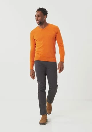 TOM TAILOR Pullover, V-Ausschnitt, Für Herren 18647 AUTUMN ORAN 6 TOM TAILOR Pullover, V-Ausschnitt, Für Herren 18647 AUTUMN ORAN – Bild 4