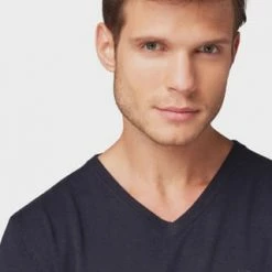 TOM TAILOR Pullover, V-Ausschnitt, Baumwolle, Für Herren 13160 KNITTED NAV 12 TOM TAILOR Pullover, V-Ausschnitt, Baumwolle, Für Herren 13160 KNITTED NAV -Galeria Geschäft unnamed file 1861