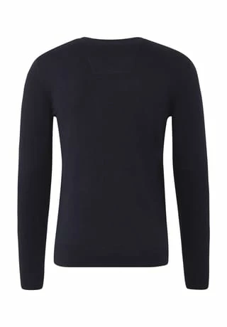 TOM TAILOR Pullover, V-Ausschnitt, Baumwolle, Für Herren 13160 KNITTED NAV 9 TOM TAILOR Pullover, V-Ausschnitt, Baumwolle, Für Herren 13160 KNITTED NAV – Bild 7