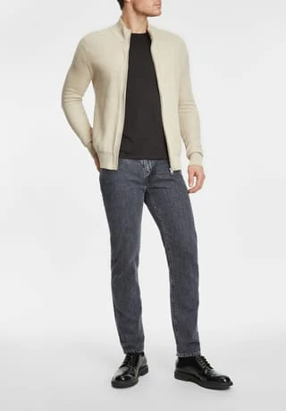 S.Oliver Red Label Strickjacke, Stehkragen, Für Herren 81W0 BEIGE MELA 8 S.Oliver Red Label Strickjacke, Stehkragen, Für Herren 81W0 BEIGE MELA – Bild 6